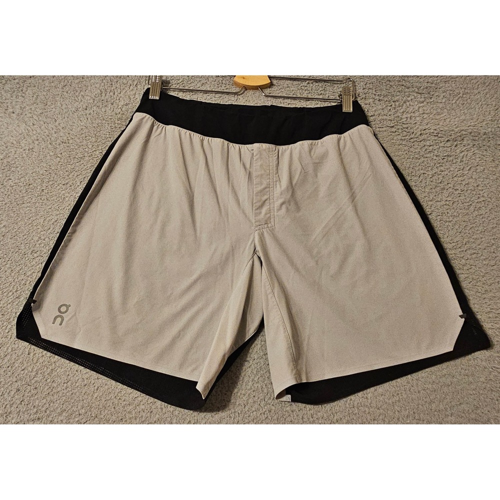 On Running Lightweight Shorts Mens Small Grey Athletic Training 7 Inch Inseam